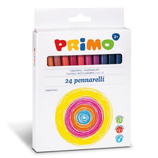 Primo - 24 Viltstiften Uitwasbaar Dun