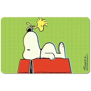 Peanuts Breakfast Board - Snoopy Op Hondenhok Met Tweety