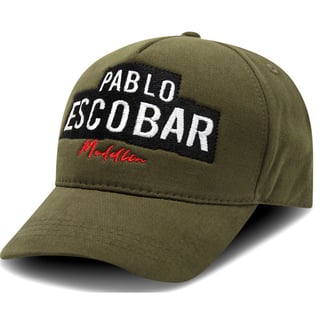 Baseball Cap Heren - Pablo Escobar - Groen - One Size