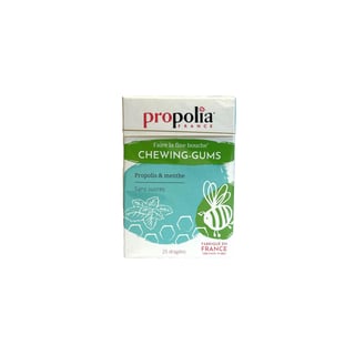 Propolis en munt kauwgom 25 stuks Propolia - propolis en munt