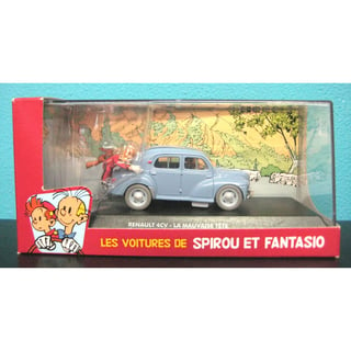 Les Voitures De Spirou Et Fantasio - Renault 4CV - La Mauvaise Tete