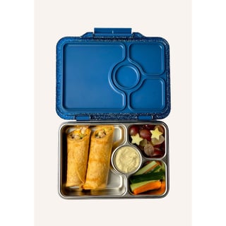 Yumbox Pret RVS 4 Vakken Twilight Blauw Glitter - Blauw