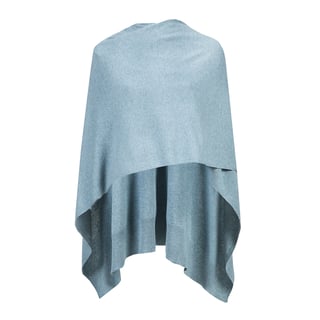 Knit-Ted Poncho Navy - Choose Color: Rock Dove