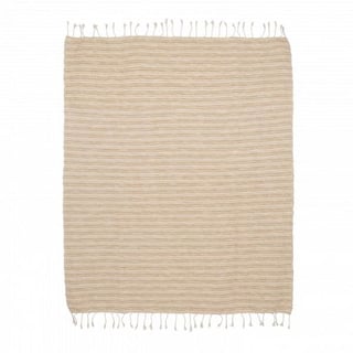 UNC Plaid Irregular Stripe Praire Sand and White