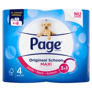 Page Compleet Schoon Toiletpapier Maxi