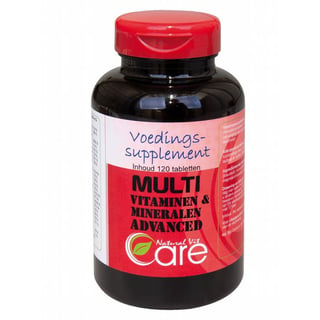 Care Natural Multi Vitaminen Mineralen Advanced 120T