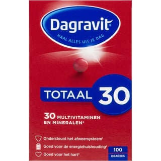 Dagravit Totaal 30 - Vitaminen - 100 Dragees