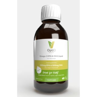 Vegetology Opti-3 Liquid - OMEGA-3 EPA & DHA LIQUID - Flavourless 150ml