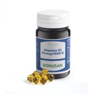Bonusan Vitamine D3 75mcg 3000IE Capsules 60CP