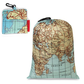 World Map Laundry Bag - World Map