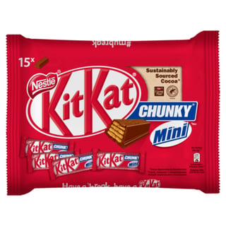 KitKat Chunky Mini Melk Chocolade Uitdeelzak