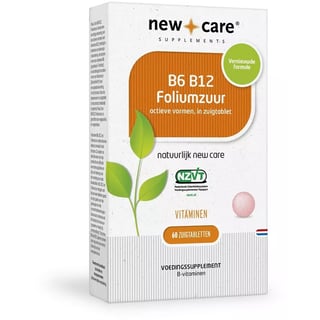 New Care B6 B12 Foliumzuur 60 Zuigtabletten