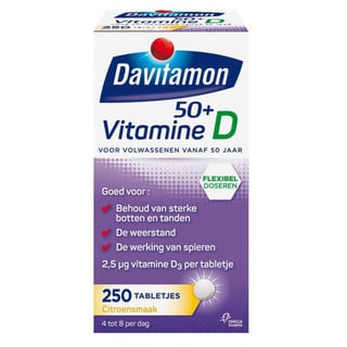 DAVITAMON D 50+ 250tb
