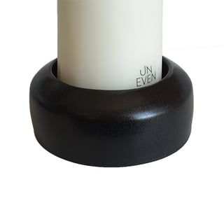 Ceramic Candle Holder - Ceramic Candle Holder Onyx Black