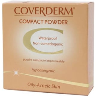 Coverderm - Compact Powder Waterproof - For Oily-Acneic Skin