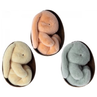 Maileg knuffel pluche konijn in ei 3 kleuren 0+