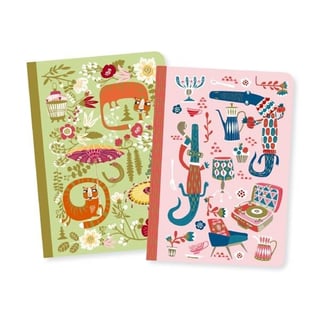 Djeco Lovely Paper Two Small Notebooks Asa