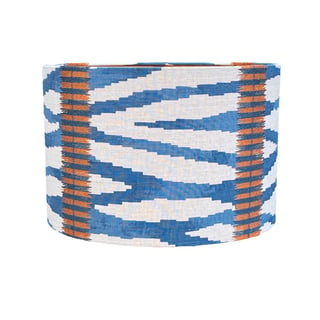 Lampenkap Wilder Blauw Beige 30x20cm