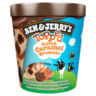 Ben&Jerry's Topped Salted Caramel Brownie Fairtr