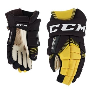CCM SUPER TACKS Handschoenen (SR) Zwart/Geel