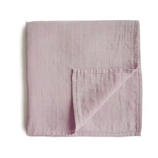 Mushie Swaddle Soft Mauve