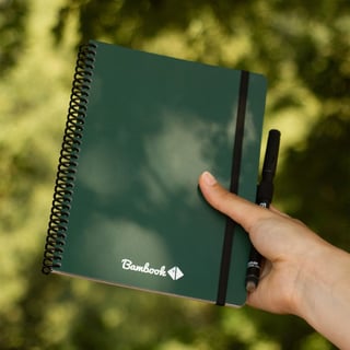 Bambook Soft Cover Erasable Notebook A5 Veluwe - Green