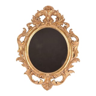 Spiegel Ovaal Baroque Goud Resin 41x56cm