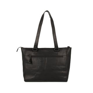 Spikes & Sparrow Leather Shopper M - Black