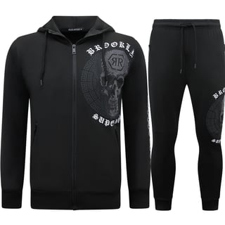 Joggingpak Heren Volwassenen - Huispak - Traningspak - 2673 - Zwart