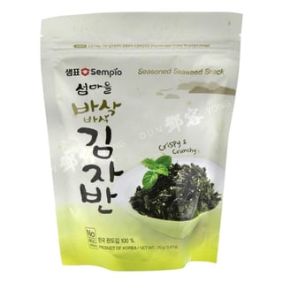 Koreaanse Knapperige Zeewier Snack Kim Ja-Ban