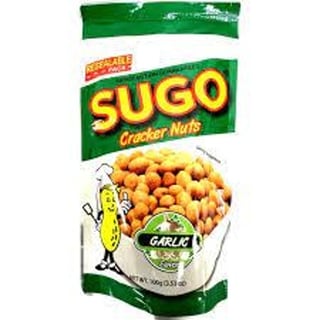 Sugo Crackers Nuts - Garlic Flavor 100g