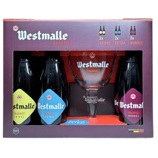 Westmalle Cadeauverpakking 6 Fles + Glas