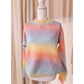 Roundneck Rainbow sweater - multi - OneSize