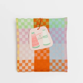 Foekje Fleur Odds & Ends Theedoek (#58A Checkered Check)