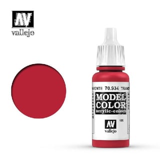 Model Color Acrylic Transparant Red 70.934