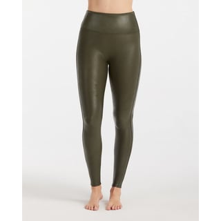 SPANX Ready-to-Wow Faux Leather Leggings SPX 2437 - S / Olive