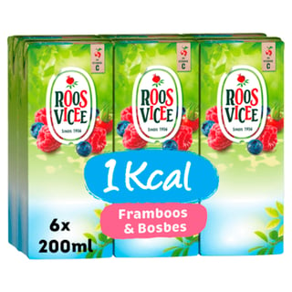 Roosvicee 1Kcal Framboos Bosbes 6-Pack