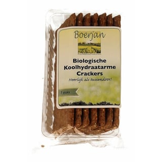 Boerjan Crackers Naturel Koolhydraatarm 7ST