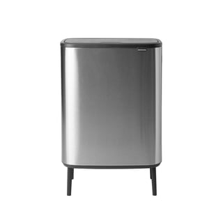 Brabantia Bo Touch Bin Afvalemmer High 60 Liter Matt Steel Fingerprint Proof