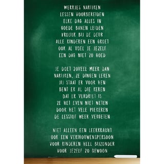 Ansichtkaart 'Meer Dan Leerkracht'