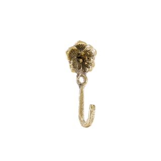 Wandhaakje Maisie Flower Messing 2x5cm