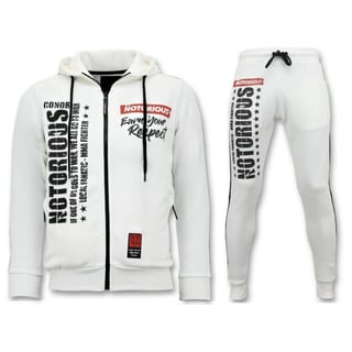 Exclusieve Heren Joggingpak - Conor Notorious Sport Set - Wit