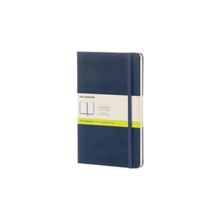 Moleskine notebook hardcover pocket plain - 9 x 14cm / sapphire blue