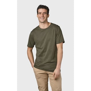 T-Shirt Tom - Color: Olive-Cream - Size: S