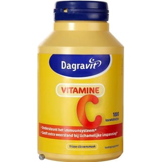 Dagravit Vitamine C Kauwtablet - 1000 Tabletten - Vitaminen