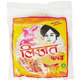 Lijjat Black Pepper Papad 200Gr