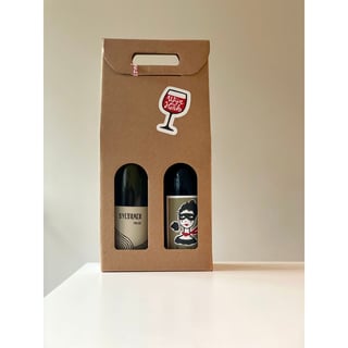 Cadeau/Verrassing 2 Fles Natuurwijn