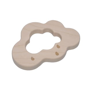 LOULLOU Teether and Gripping Toy - Design: Cloud