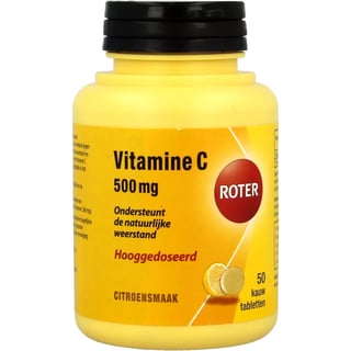 Roter Vitamine C Tablet 500 Mg Citroen 50
