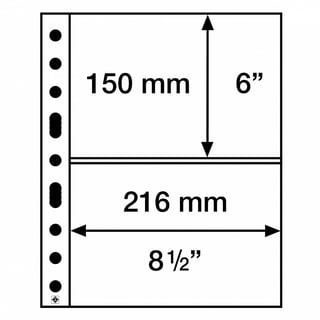 Glasheldere Bladen Grande Easy 2C - 50 Stuks